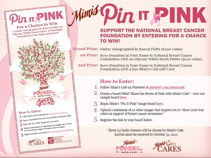 Pin It Pink To Win It